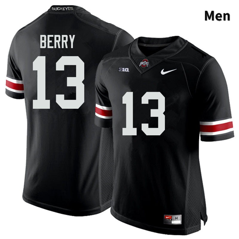 Ohio State Buckeyes Rashod Berry Men's #13 Black Authentic Stitched College Football Jersey